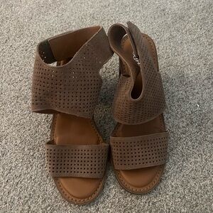 Franco Sarto Brown Women's Sandals